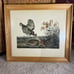 Vintage Audubon pinnated grouse art print plate 186 custom framed birds nature