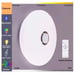 Horevo 36W LED Music Ceiling Light 2800-6000K with Bluetooth Speaker for Kids Ro