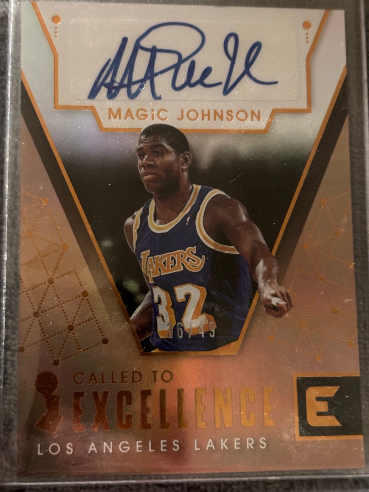 Magic Johnson Autograph Card /49 Called to Excellence