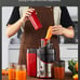 Juilist 3” Wide Mouth Juicer, 400W, 3-Speed Extractor