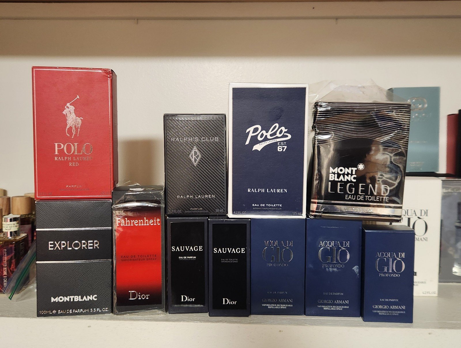RA14 & SHOW.EXPL to view mens fragrance only