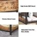 NEW 47 Inches Inch TV Stand with Drawers, Vintage Brown