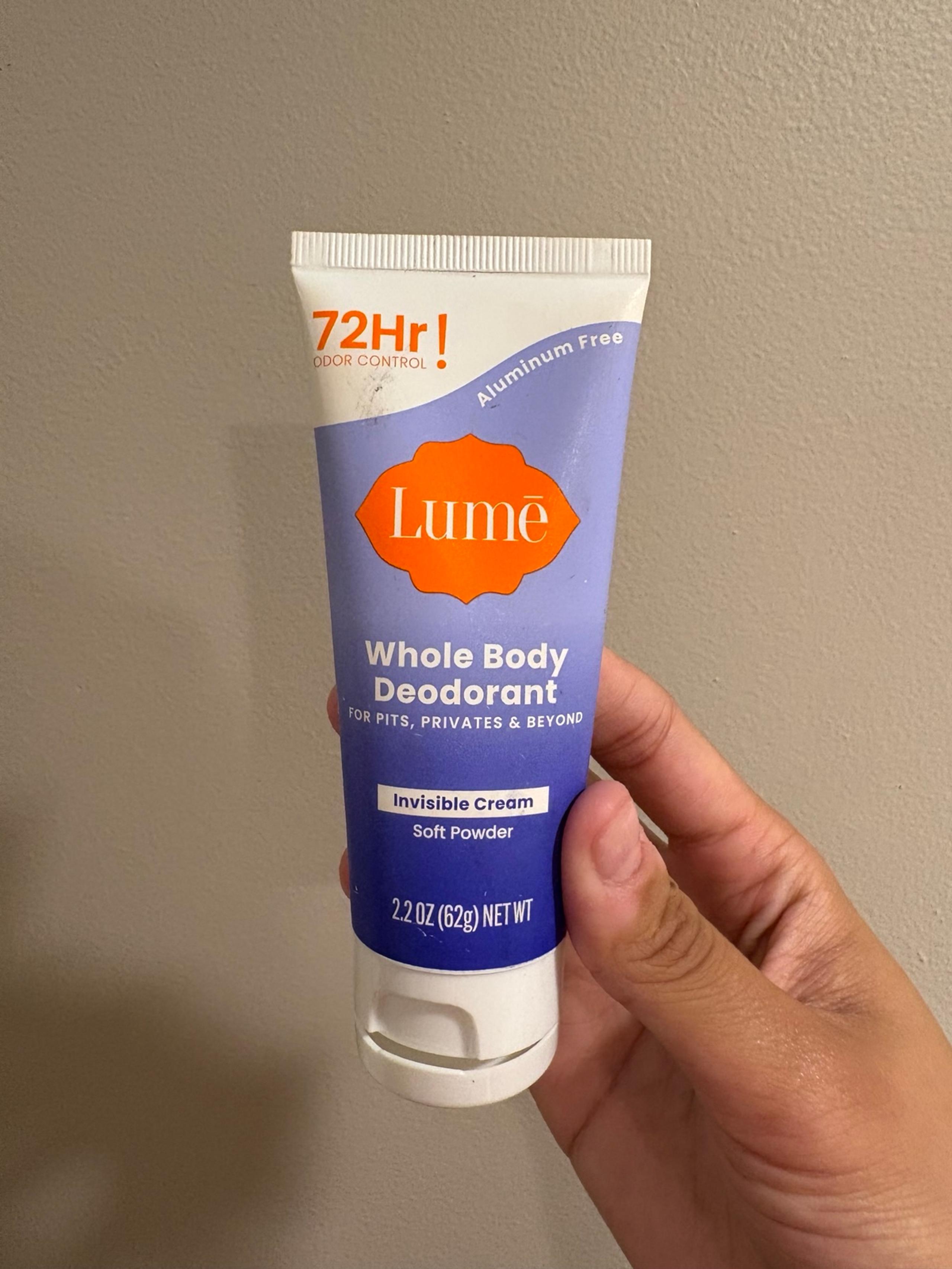 Lume Whole Body Cream Deodorant