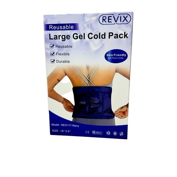Revix Large Reusable Gel Cold Pack 16”x 9” | Blue