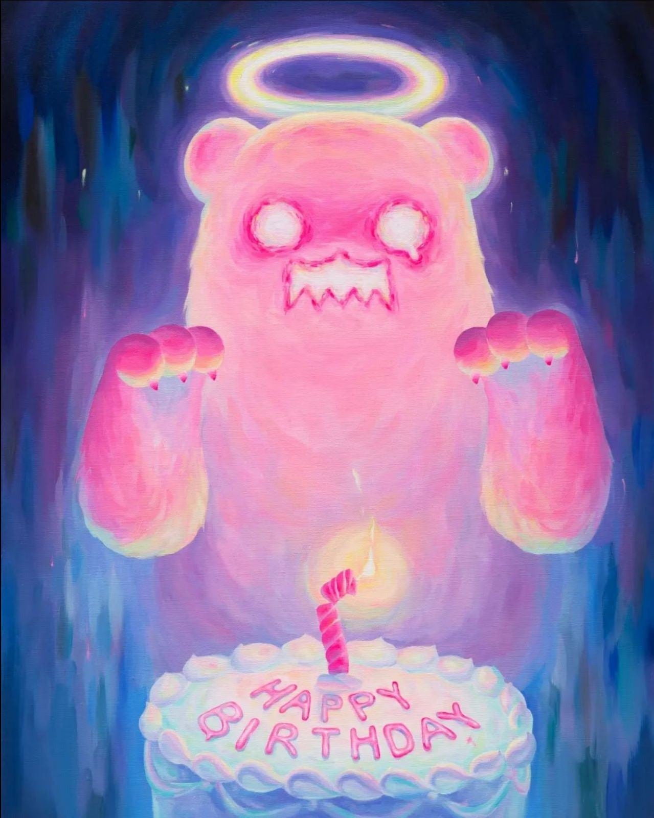 Shinwoo - Happy Birthday Painting