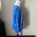 Johnny Was Floral Striped Garden Blouse Shirt Long Sleeve Blue Womens Medium NWT