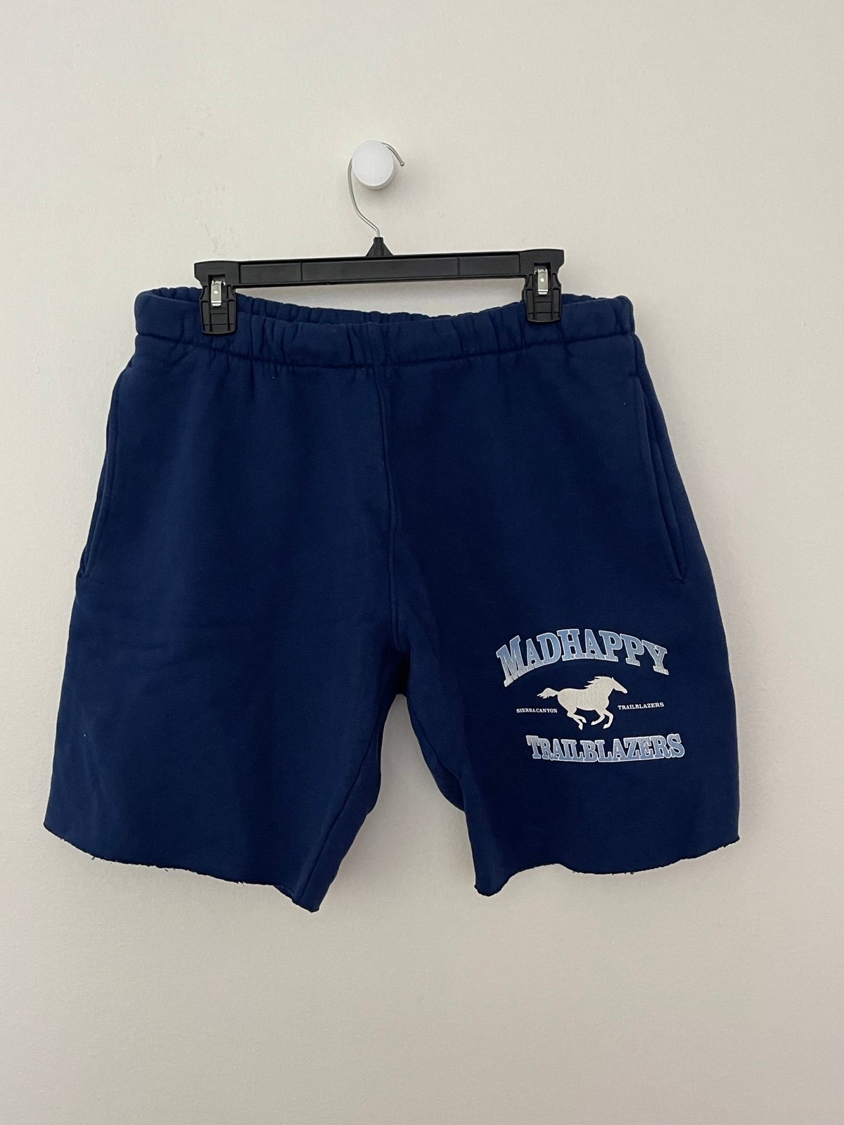 NEW MADHAPPY SIERRA CANYON TRAILBLAZZERS NAVY SHORT SIZE EXTRA LARGE