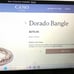 Vintage Cano Columbian Dorado Bangle