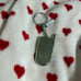 Glossier Exclusive In-Store LA Flip Phone Keychain Brand New!