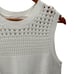 LOFT White Cotton Knit Sleeveless Sweater Tank // XL
