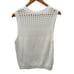 LOFT White Cotton Knit Sleeveless Sweater Tank // XL