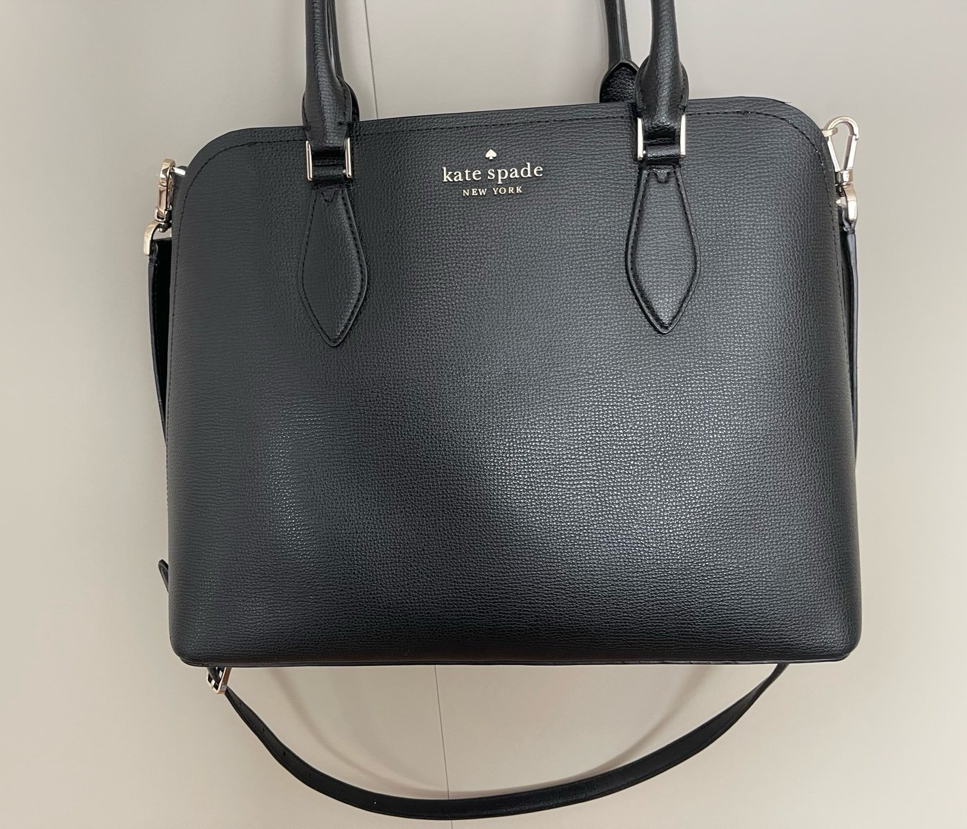 Kate Spade Darcy Large Satchel Black with Strap