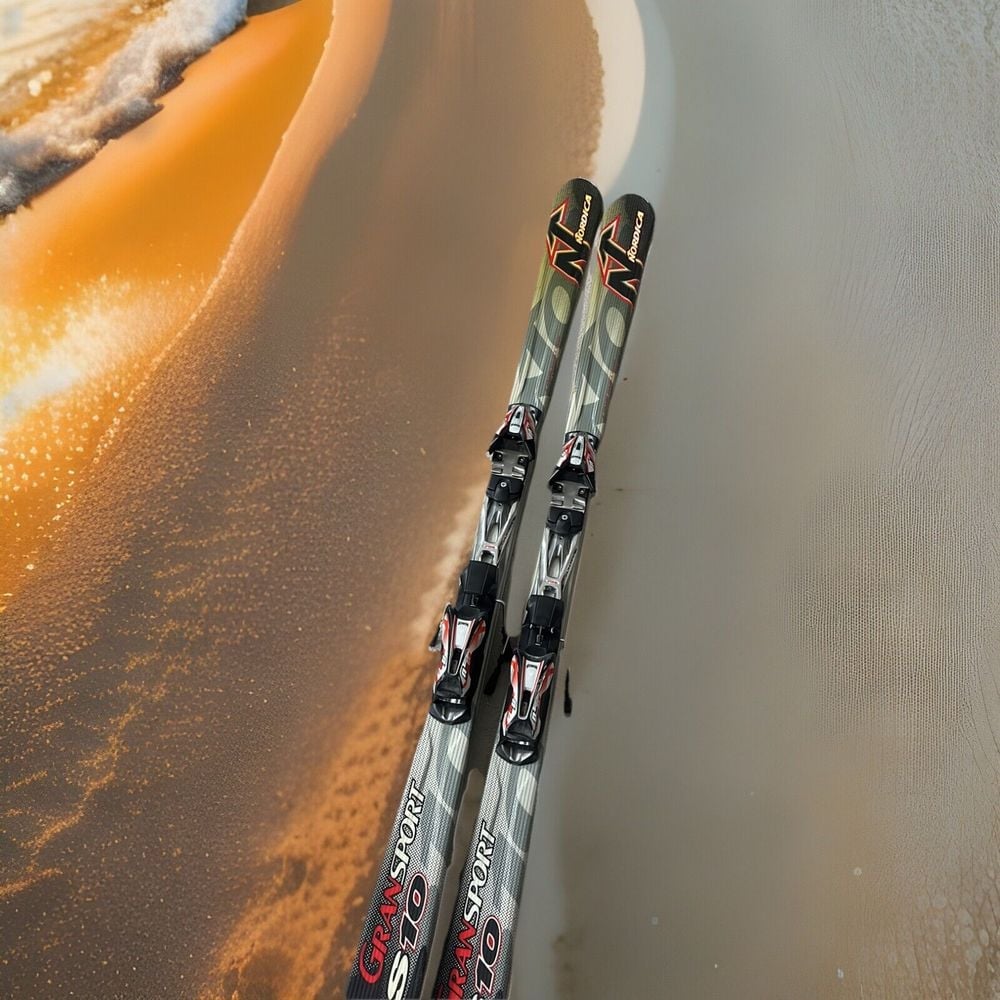 NORDICA SKI GRAN SPORT S10 (164CM) & BINDING SYSTEM Skis Gently Used Down Hill