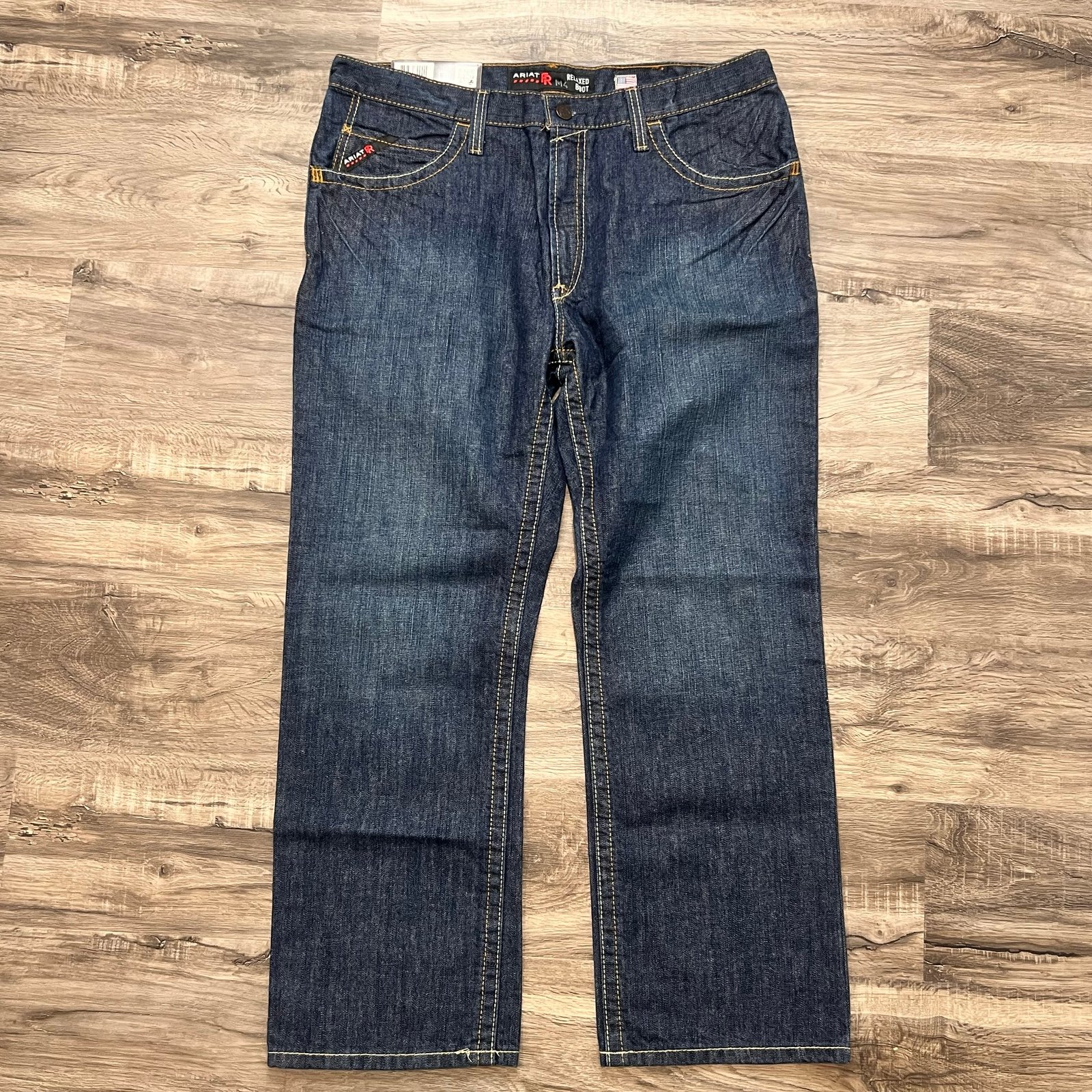 Ariat FR M4 Relaxed Boot Cut Men's Work Jeans Size 38 x 30 SKU#C24376