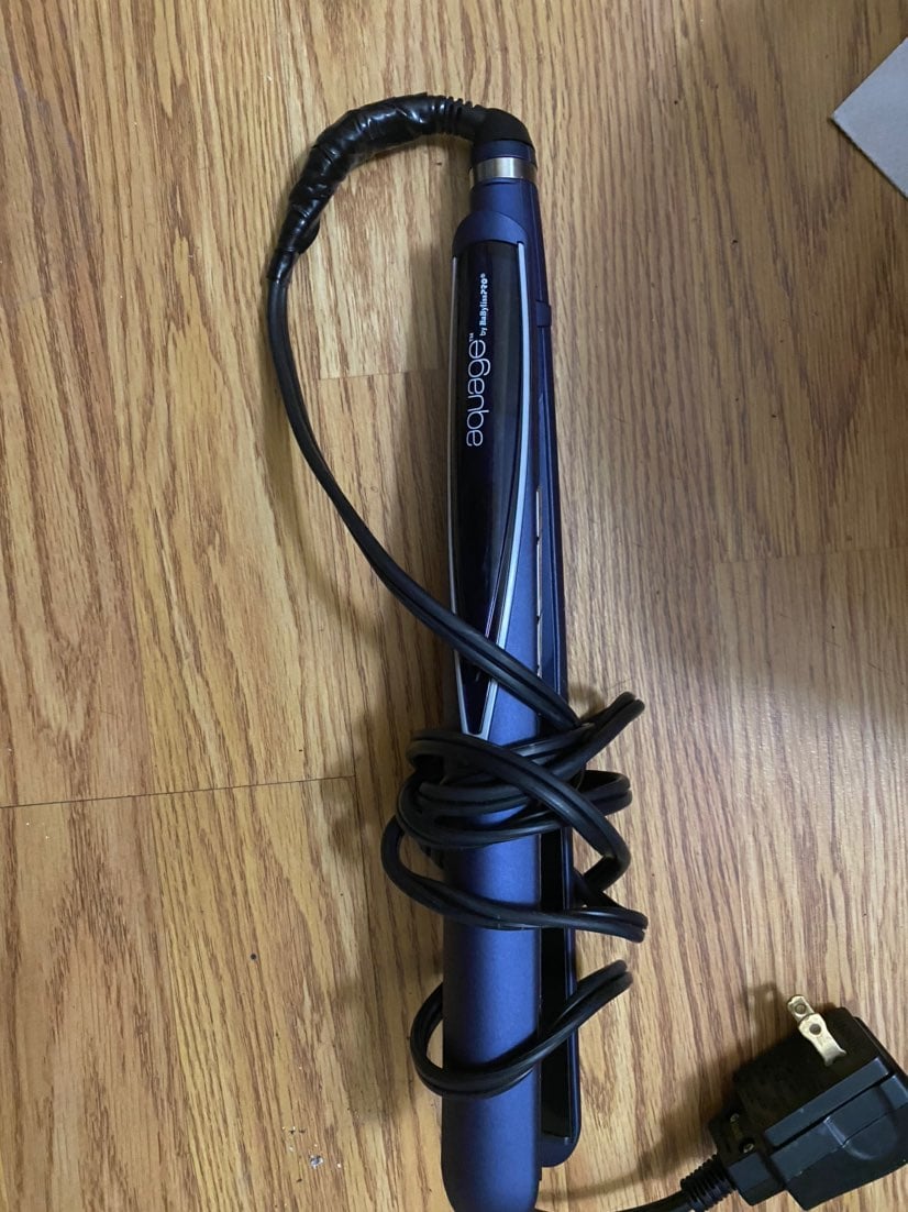 Babybliss aquage flat iron fixed