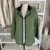 Misook Women's SIze XL Green and Black Zip Up Cardigan Blazer Jacket #3399