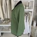 Misook Women's SIze XL Green and Black Zip Up Cardigan Blazer Jacket #3399