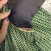 Misook Women's SIze XL Green and Black Zip Up Cardigan Blazer Jacket #3399