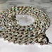 Men's Miami Cuban Link Chain Ice Out 14k Gold Plated Cz VVS Real ICY Choker 10mm