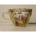 Antique Porcelain Cup Fragonard Romantic Scene Signed Crossed Swords Crown Mark