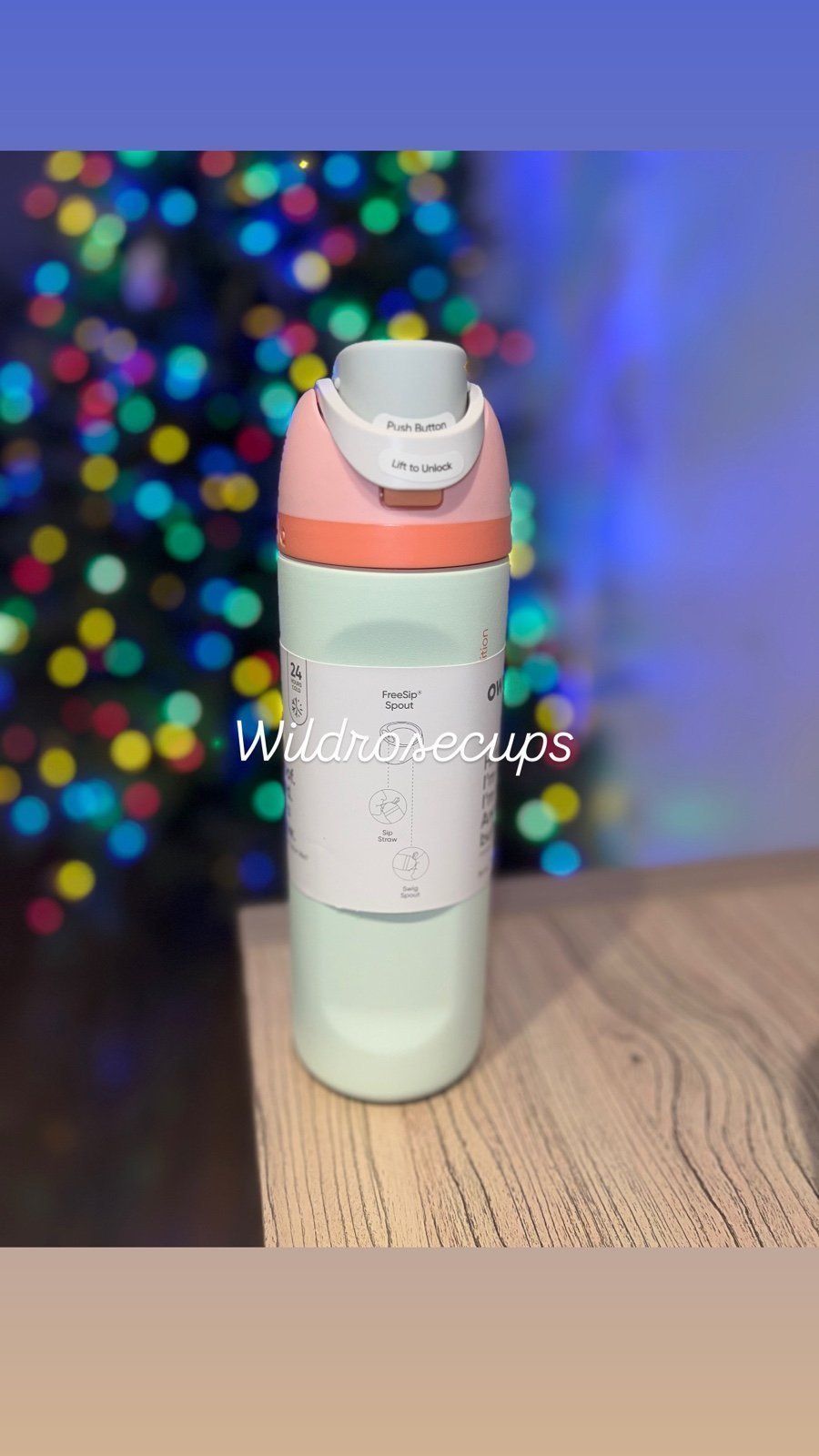 Owala Eggshell 24oz Freesip [ minty fresh ]
