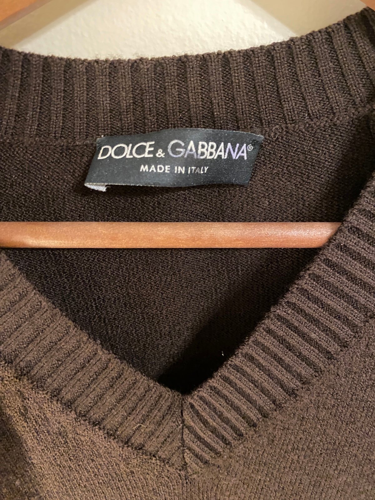 Dolce and Gabbana vneck sweater