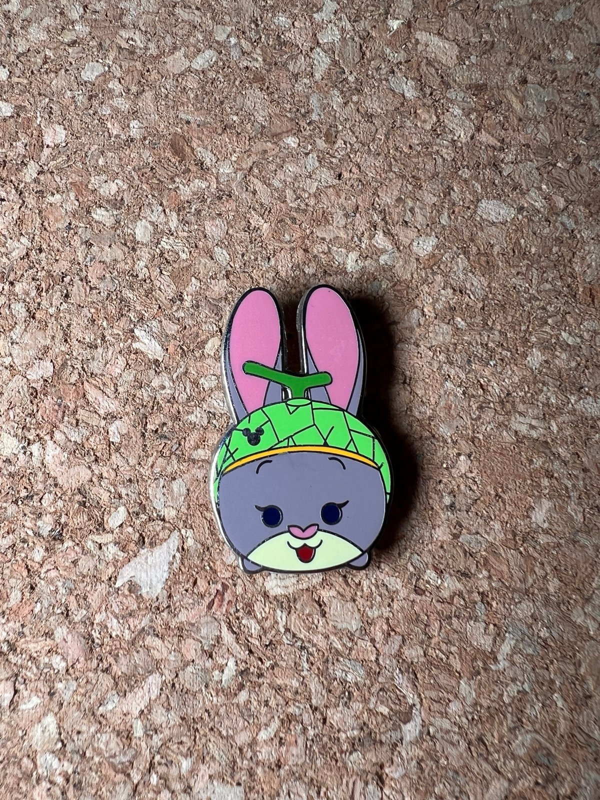 Disney Pins HKDL Hong Kong Tsum Tsum Game Pin Zootopia Judy Melon Hidden Mickey