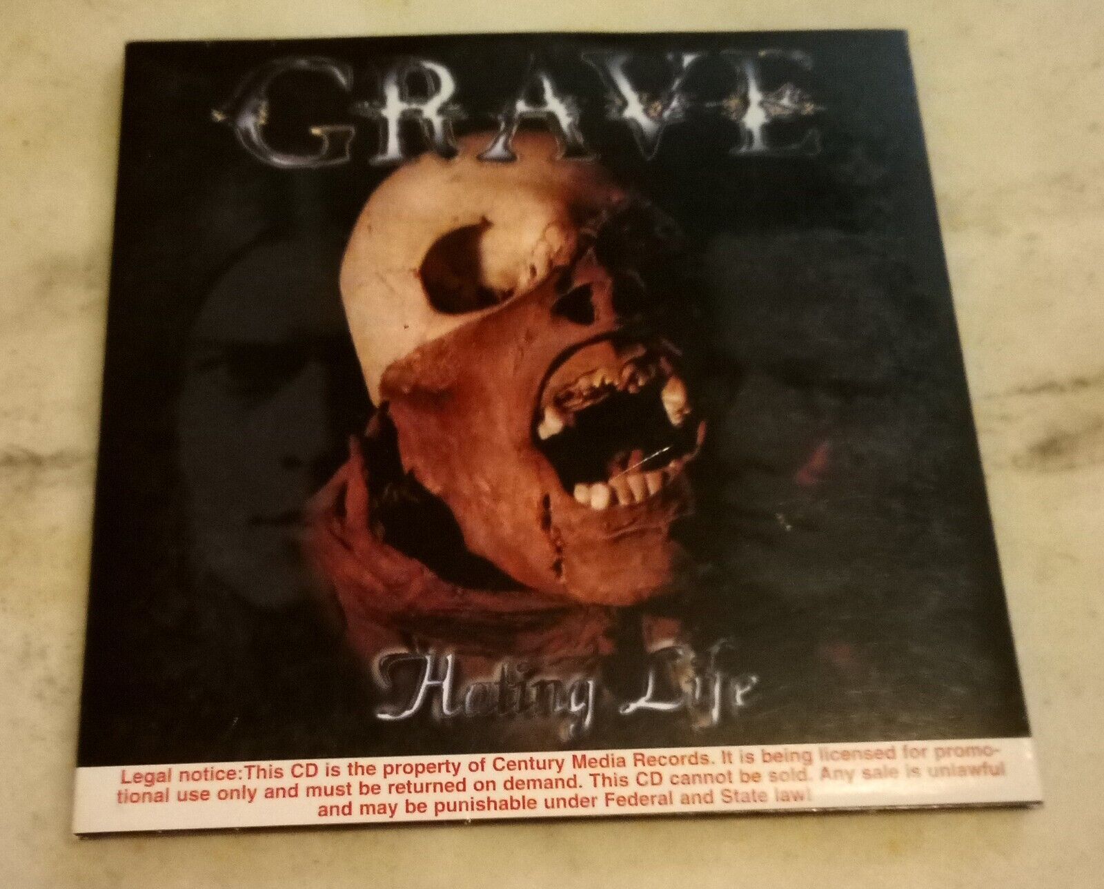 GRAVE 'Hating Life' Promo CD