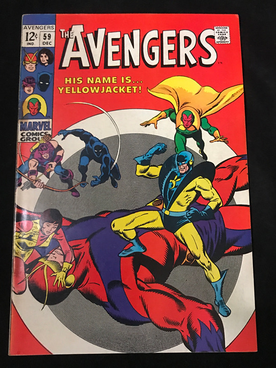 AVENGERS #59 F 1968 SILVER AGE KEY 1ST APPEARANCE YELLOW JACKET
