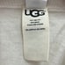 Ugg Merino Wool Lightweight Poncho Knit Button-Down Cardigan Sweater Cream Large