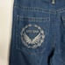 vtg southpole jeans Embroidered Red Tab Size 36x30 Denium Blue Wash Baggy Y2K