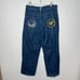 vtg southpole jeans Embroidered Red Tab Size 36x30 Denium Blue Wash Baggy Y2K