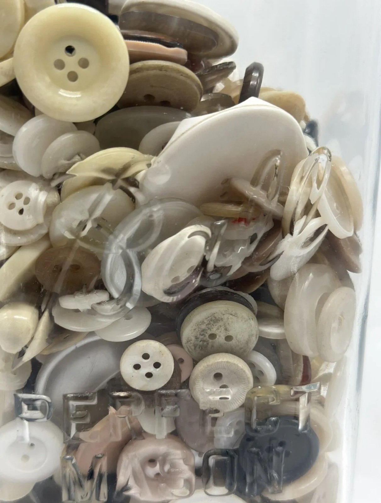 Buttons BALL PERFECT Mason Jar Glass VINTAGE Bakelite Variety