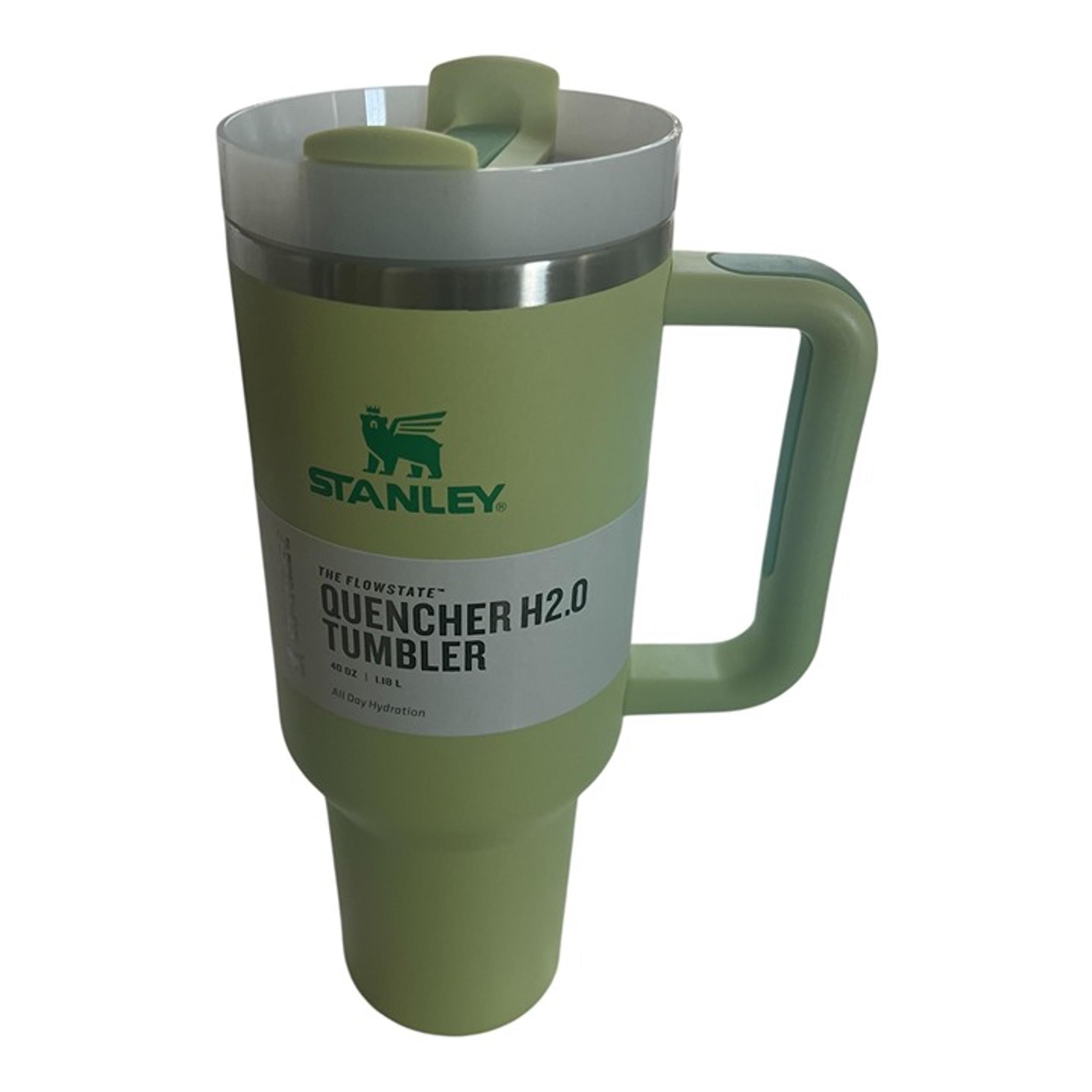 Stanley 40 oz Stainless Steel H2.0 Flowstate Quencher Tumbler - Lime Green