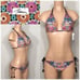 Trina Turk colorful bikini. 6-top/10-bottom. NWT