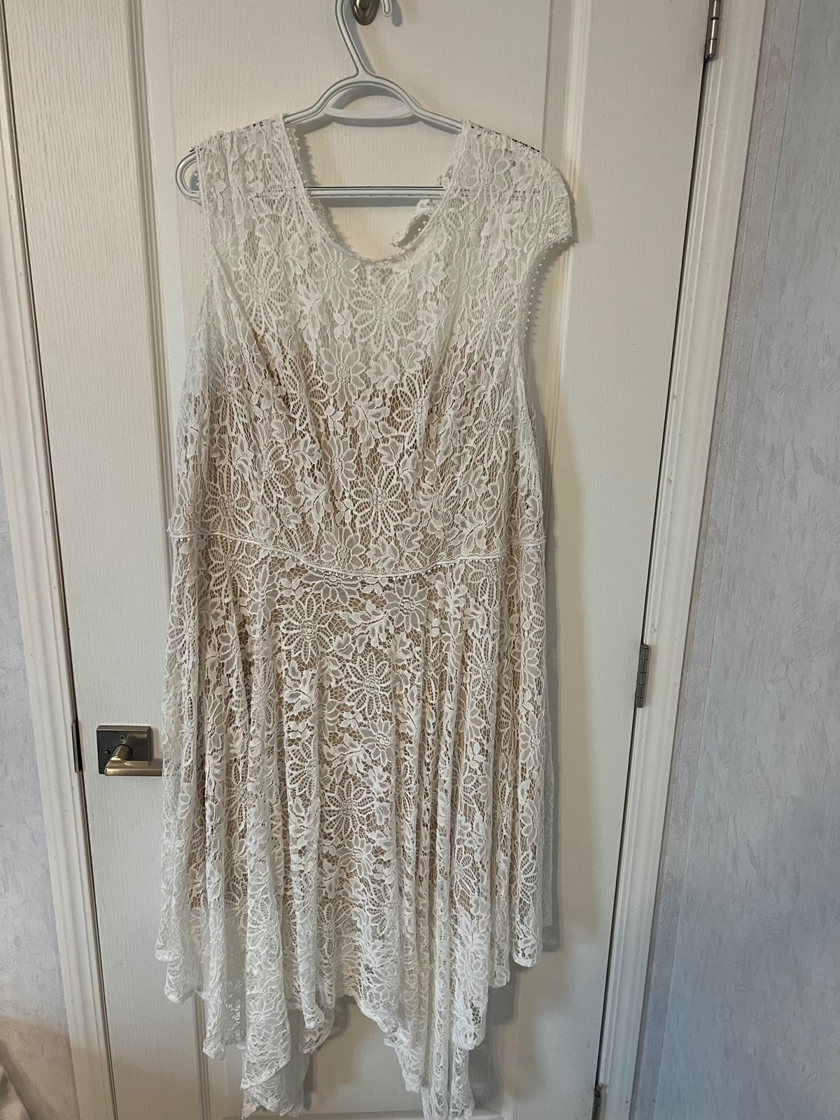 David’s Bridal Lace MIDI Dress