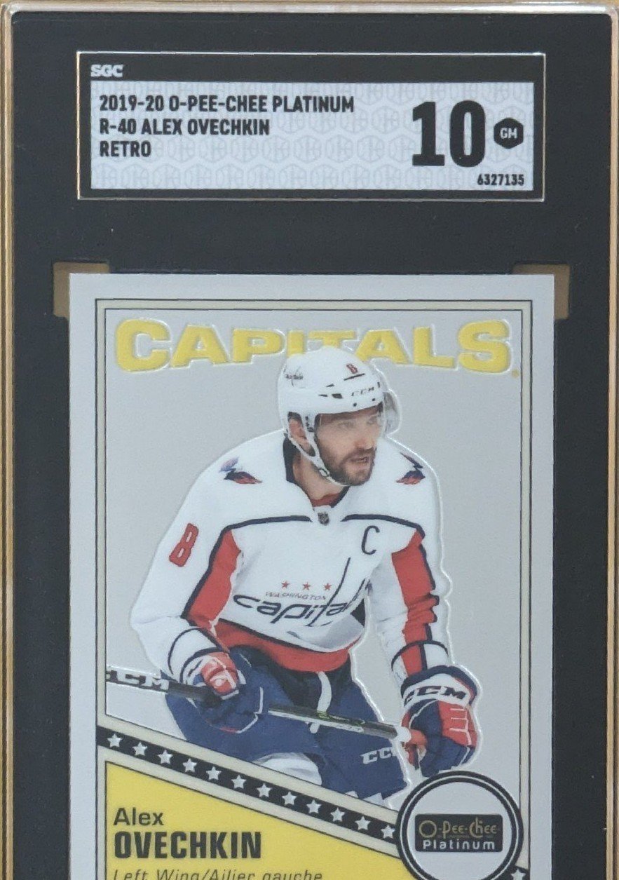 *True Pop 1* OVECHKIN SGC 10 Gem Mint — 2019-20 O-Pee-Chee Platinum Retro #R-40
