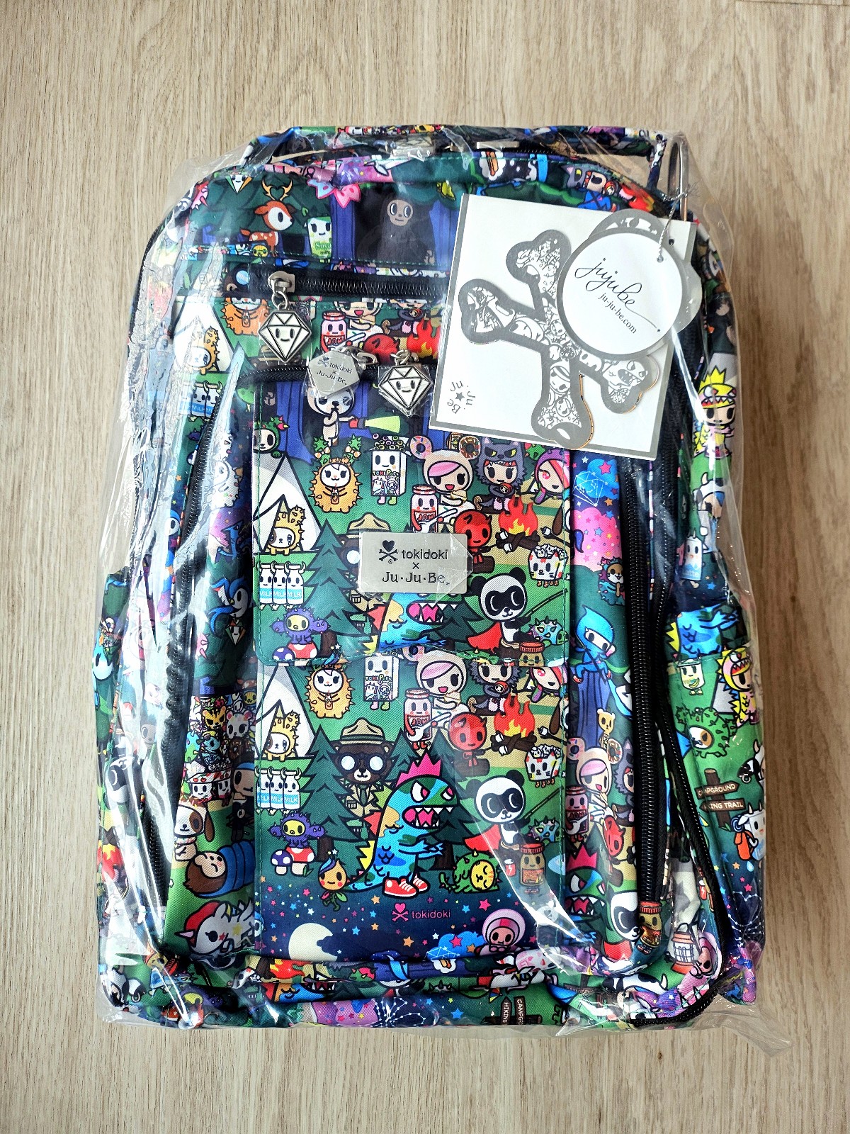 Jujube Tokidoki Camp Toki Be Right Back BRB Backpack BNIP