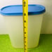 5 Vintage Plastic Tupperware Containers & Catalog from the 1980’s