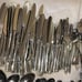 172-Pcs Mixed Stainless Steel & Goldware Flatware Forks, Spoons, Knives