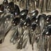 172-Pcs Mixed Stainless Steel & Goldware Flatware Forks, Spoons, Knives