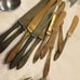172-Pcs Mixed Stainless Steel & Goldware Flatware Forks, Spoons, Knives
