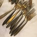 172-Pcs Mixed Stainless Steel & Goldware Flatware Forks, Spoons, Knives