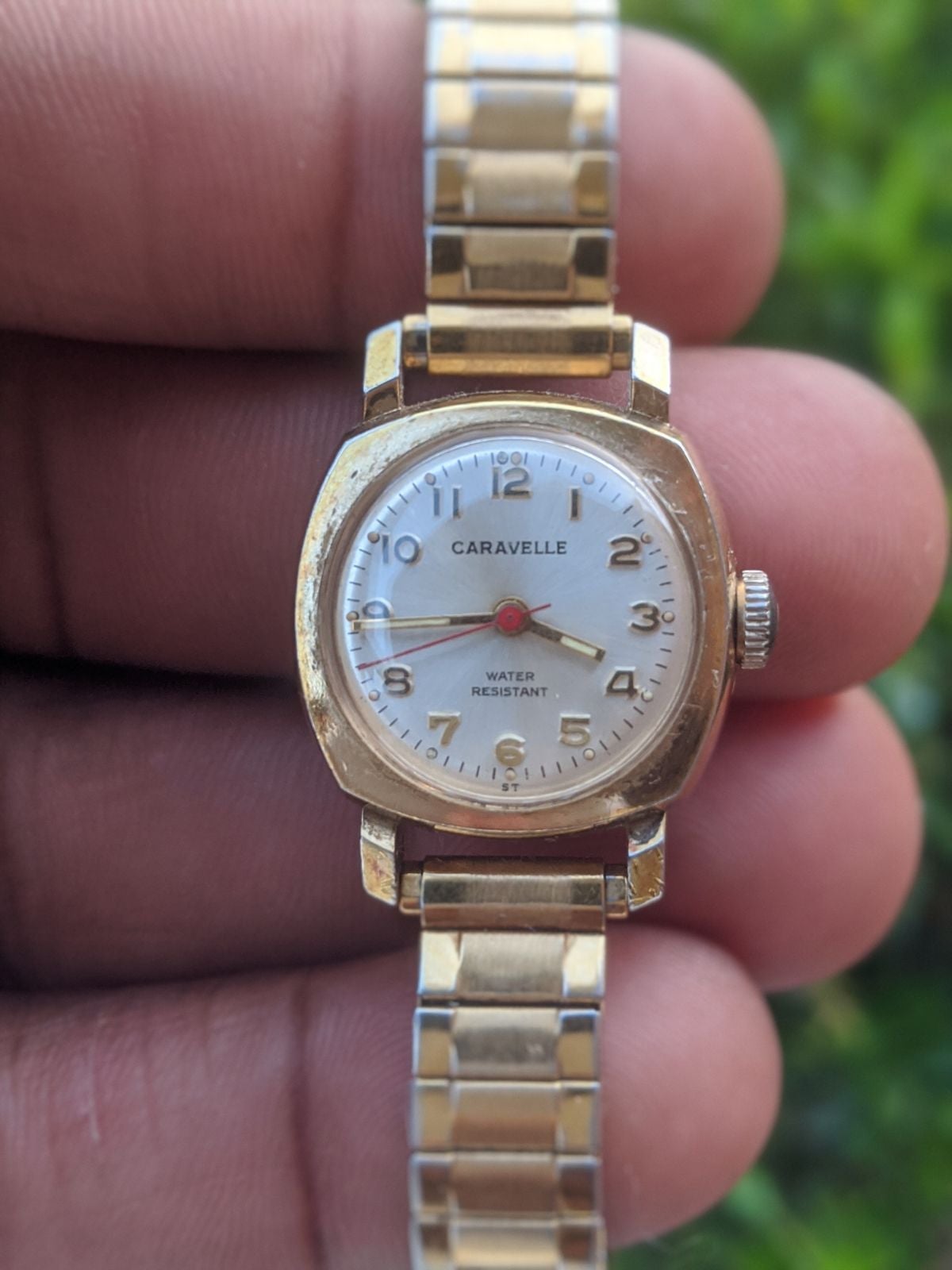 Vintage caravelle shop ladies watch