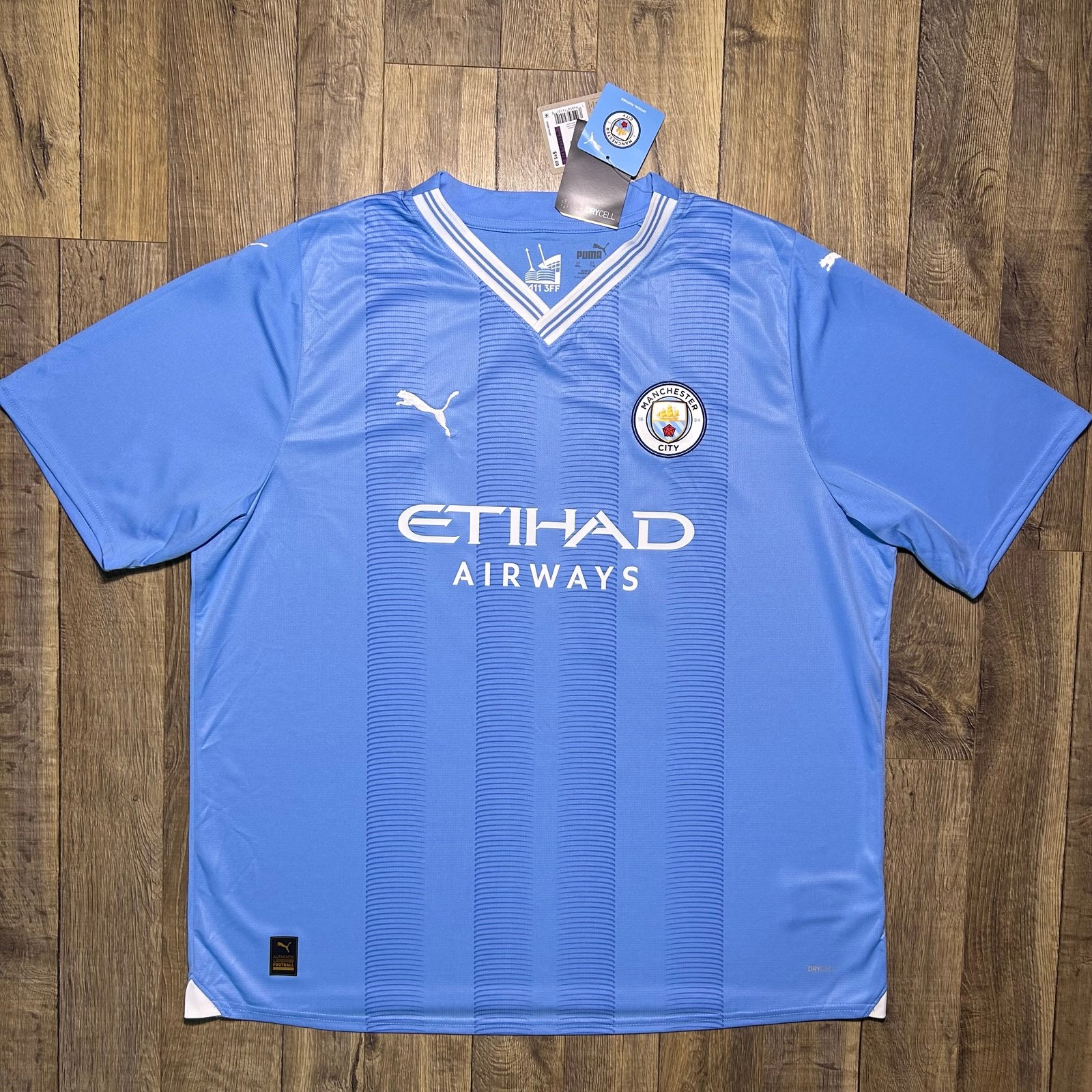 NWT PUMA 24/25 Phil Foden #47 Manchester City Home Blue Soccer Jersey Men's XXL