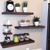 Wood Floating Shelves for Wall Decor, Rustic Wall Shelves