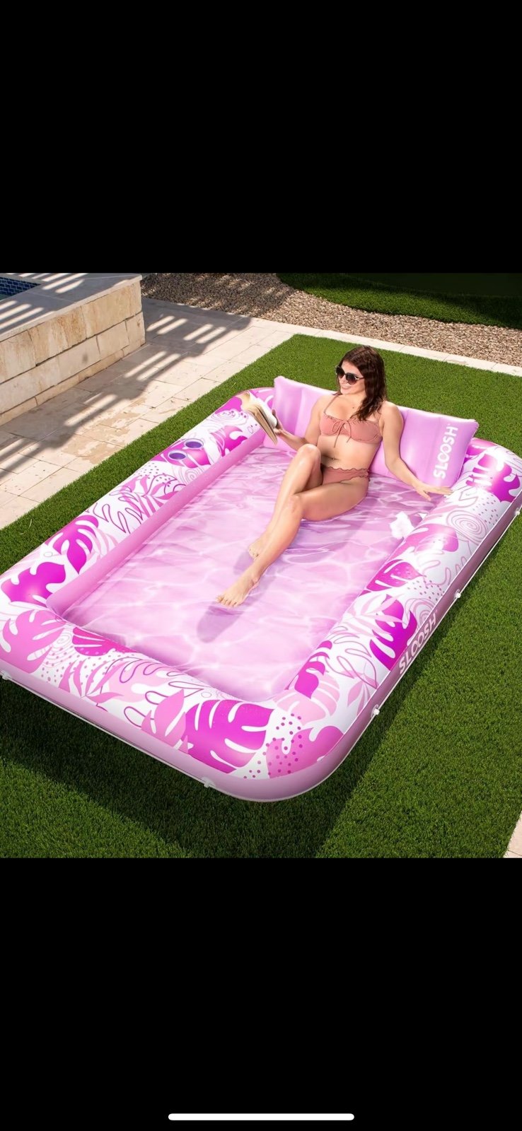 sloosh XL tanning pool brand new
