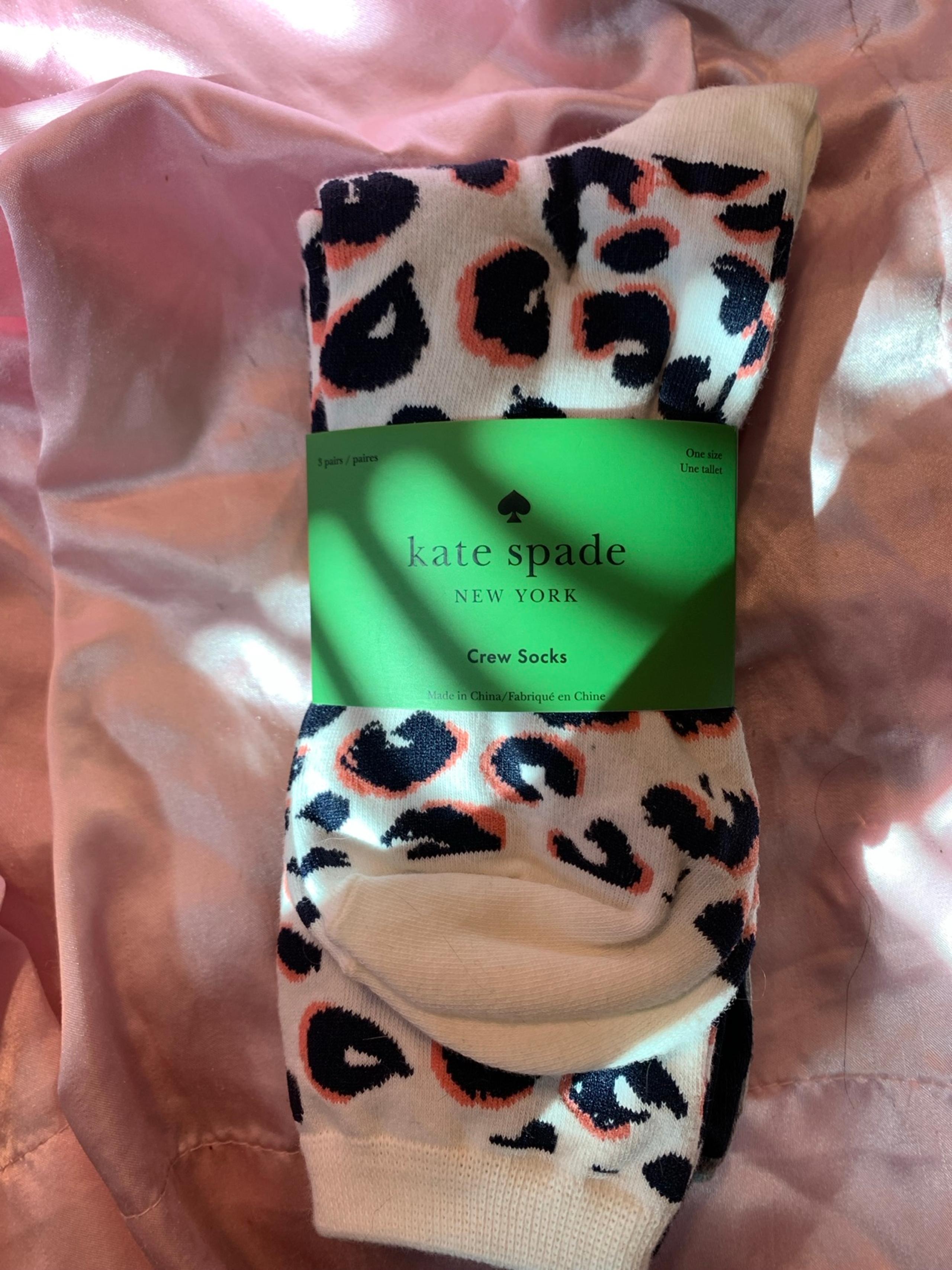 Kate spade crew socks 3 pack nwt