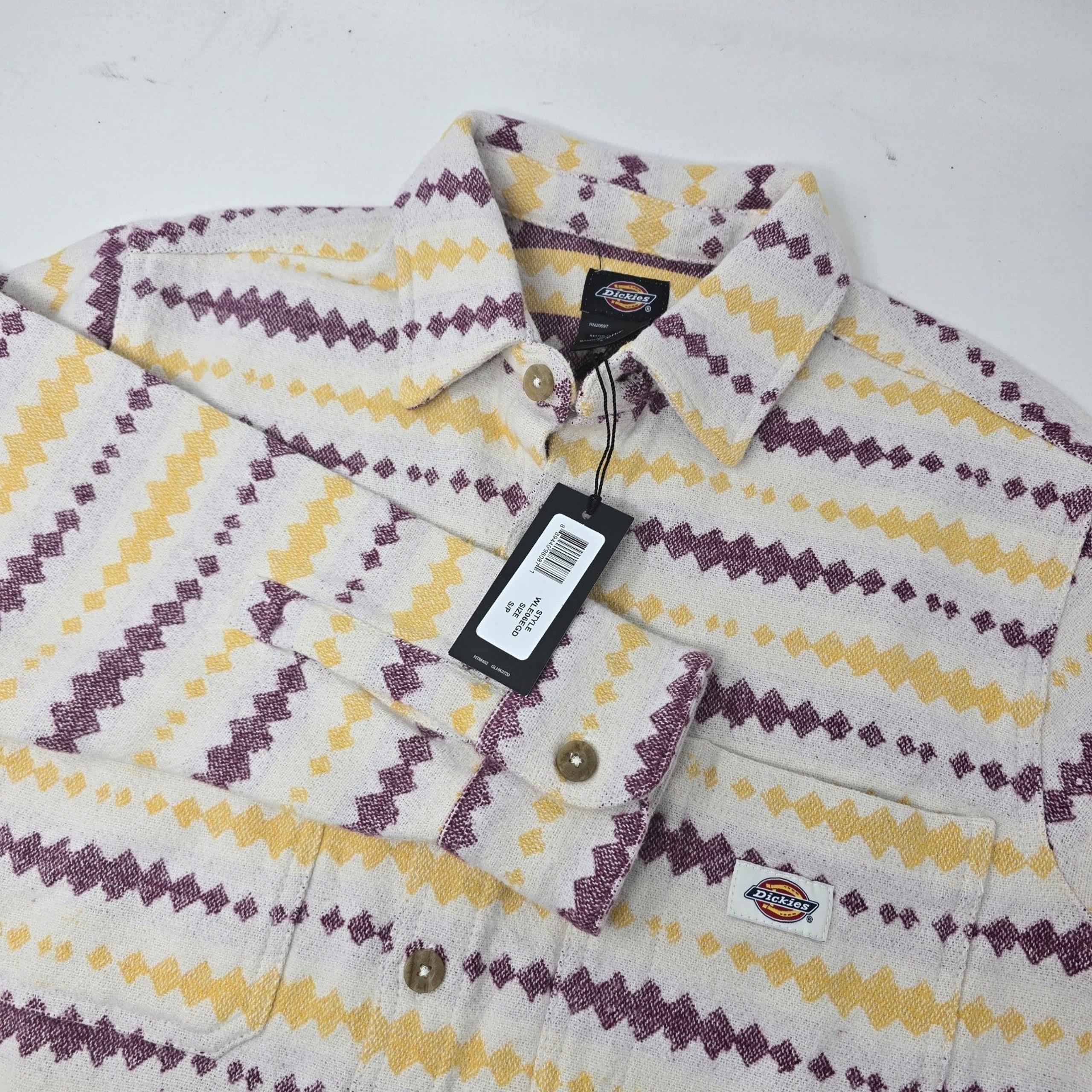 NWT Falkville Men's Long Sleeve Shirt Shacket WLE06EGD Heavy Size Small. - Dickies