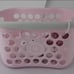 Target Mini Shopping Pink Basket With Grey Handles